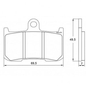 �A�R�T�b�g ACCOSSATO �u���[�L�p�b�h AGPA38 �G�{�����[�V����EV1 B-KING�AZX-9R�AZ800 403-AGPA038-EV1 HD�X