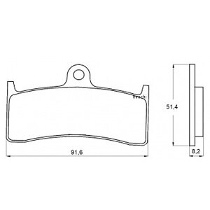 �A�R�T�b�g ACCOSSATO �u���[�L�p�b�h AGPA124 �G�{�����[�V����EV2 MV AGUSTA F4 MAMBA�ABRUTALE S�ABUELL M2 CYCLONE 403-AGPA124-EV2 HD�X