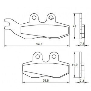 �A�R�T�b�g ACCOSSATO �u���[�L�p�b�h AGPA20 �G�{�����[�V����EV1 BETA RR50 ENDURO�ACPI GTR200 403-AGPA020-EV1 HD�X