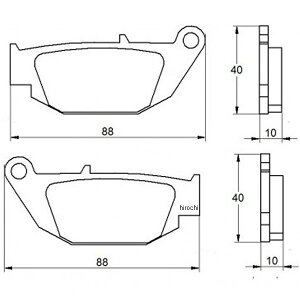ARTbg ACCOSSATO u[Lpbh AGPP181 X^_[g CB300RACRF250LACB125R 403-AGPP181-ST HDX