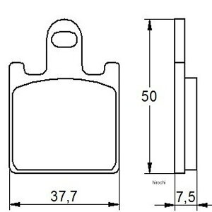 �A�R�T�b�g ACCOSSATO �u���[�L�p�b�h �X�^���_�[�g 07�N-16�N GTR 1400 Front 403-AGPA107-ST HD�X