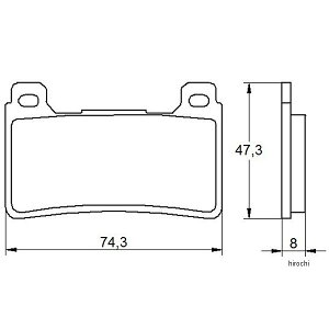 �A�R�T�b�g ACCOSSATO �u���[�L�p�b�h �G�{�����[�V����EV2 08�N-16�N CB1000R 403-AGPA108-EV2 HD�X