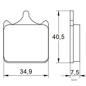 �A�R�T�b�g ACCOSSATO �u���[�L�p�b�h �G�{�����[�V����EV2 04�N APRILIA RSV FACTORY PISTA 403-AGPA112-EV2 HD�X