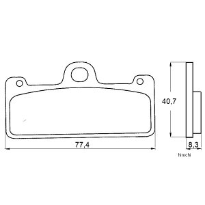 �A�R�T�b�g ACCOSSATO �u���[�L�p�b�h �G�{�����[�V����EV2 08�N-10�N �A�v�����A SXV450 403-AGPA128-EV2 HD�X