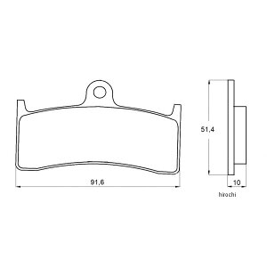 �A�R�T�b�g ACCOSSATO �u���[�L�p�b�h �G�{�����[�V����EV2 99�N-01�N YZF750 R7 OW02 RACE KIT 403-AGPA130-EV2 HD�X
