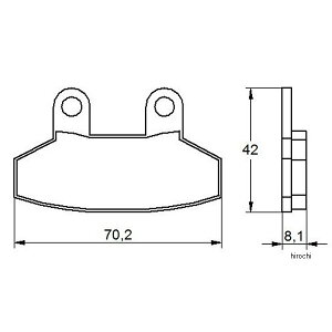 �A�R�T�b�g ACCOSSATO �u���[�L�p�b�h �I�[�K�j�b�N 02�N SYM RS21 403-AGPA158-OR HD�X