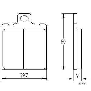 �A�R�T�b�g ACCOSSATO �u���[�L�p�b�h �G�{�����[�V����EV1 85�N-92�N APRILIA ETX350 403-AGPA194-EV1 HD�X