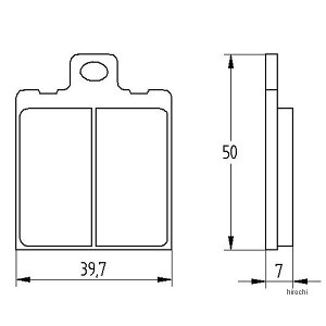 �A�R�T�b�g ACCOSSATO �u���[�L�p�b�h �G�{�����[�V����EV2 85�N-92�N APRILIA ETX350 403-AGPA194-EV2 HD�X