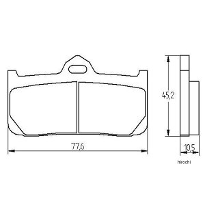 �A�R�T�b�g ACCOSSATO �u���[�L�p�b�h �G�{�����[�V����EV2 403-AGPA208-EV2 HD�X