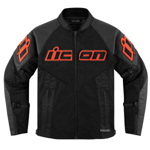 �A�C�R�� ICON �t�ă��f�� �W���P�b�g JACKET MESH AF LEATHER CE ��/�I�����W S�T�C�Y 2810-3907 HD�X