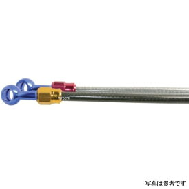 SP武川 ブレーキホース 汎用 420mm スモーク/ゴールド 00-06-0199 HD店