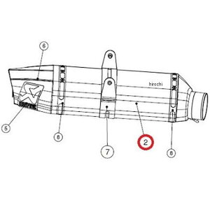 AN|rb` AKRAPOVIC yATCT[ z_ CBR600RR `^ M-AC00205T HDX