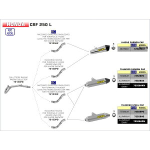 A[ ARROW XbvI}t[ THUNDER 17N-18N YZF-R125 `^/XeGh 72528PO+72133PD HDX
