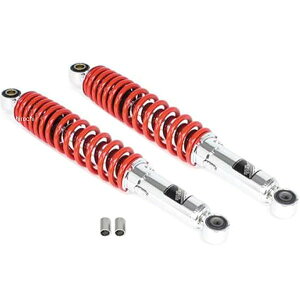 【メーカー在庫あり】 SP武川 リアショックアブソーバー スーパーカブC125 クロムメッキ/赤 2本入り 06-04-0173 HD店