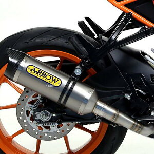 アロー ARROW スリップオンマフラー THUNDER 15年-16年 KTM RC390 アルミ/カーボンエンド 71813AK+71619MI HD店