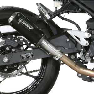 Mivv スリップオンマフラー MK3 18年-22年 Ninja400 ブラックステンレス K.047.SM3B-Ninja400 HD店