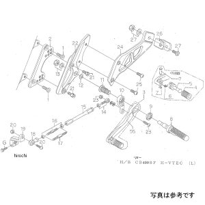 r[g BEET H/B Œ LH ASSY CB400SF 9005-H73-20 HDX