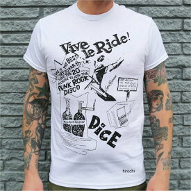 【メーカー在庫あり】 ダイスマガジン Tシャツ Vive Le Ride! 白 Mサイズ 028890-NF HD店