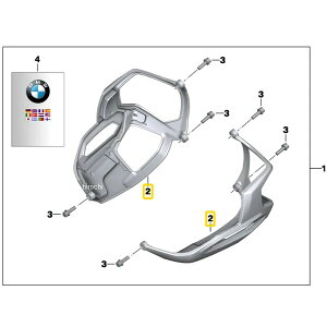 BMW���� �v���X�`�b�N �o���u �J�o�[ �K�[�h LH 71607719409 HD�X