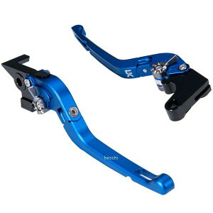 【メーカー在庫あり】 ユーカナヤ U-KANAYA Rタイプ可倒式 アルミ削り出しビレットレバーセット 20年以降 ジクサー150 マットブルー SU059-130-0714 HD店