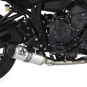 アロー ARROW フルエキゾーストマフラー Thunder 車検対応 21年-22年 MT-07 アルミ/カーボンエンド 71930AK+71758MI-JMCA HD店