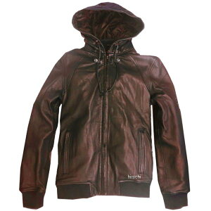 モトバイパー MOTO-VIPER シープレザーパーカージャケット 茶 Lサイズ MV-010 HD店
