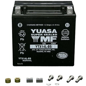 �y���[�J�[�݌ɂ���z ���A�T YUASA ���A�T�o�b�e���[ YTX14L-BS YTX14L-BS HD�X