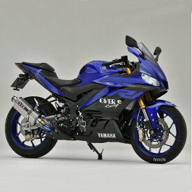 オーヴァー OVER スリップオンマフラー TT-Formula 政府認証 18年-20年 YZF-R25、R25 フルチタン 17-351-03 HD店