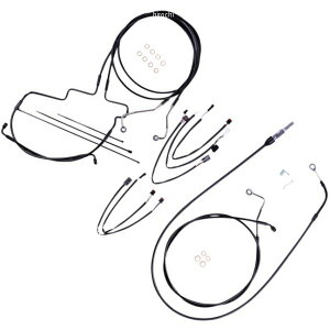 �yUSA�݌ɂ���z �}�O�i�� MAGNUM �R���g���[���P�[�u�� �L�b�g XR 12-14�C���` �G�C�v�n���K�[�p 21�N-22�N FLHT�AFLHX ��/�� 0662-1086 HD�X