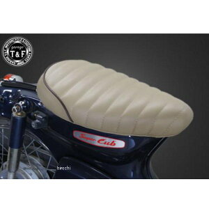 ガレージT&F タックロールシート スーパーカブC50/C70/C90/、リトルカブ ベージュ/ブラウン CUBST01BE HD店