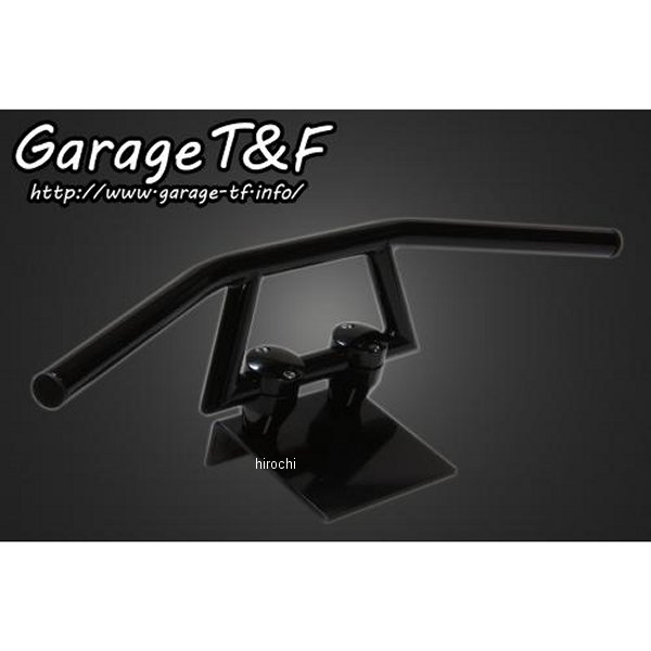 ガレージT＆F ロボットハンドル(Ver2)4インチ 22.2mm 黒 HB60 HD店：ヒロチー商事 ハーレー