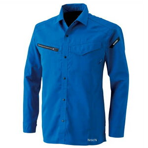 【メーカー在庫あり】 TSデザイン AIR ACTIVE ロングスリーブシャツ ロイヤルブルー 5Lサイズ 8105 HD店