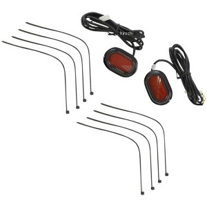 【USA在庫あり】 カスタム ダイナミクス LIGHT アンテナ レッドレンズ 黒 2040-2744 HD店