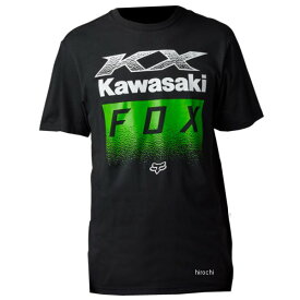 【メーカー在庫あり】 フォックス FOX Tシャツ カワサキ 黒 Mサイズ 30528-001-M HD店