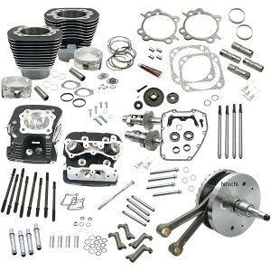 �yUSA�݌ɂ���z S&S�T�C�N�� S&S Cycle KIT HSU 12400-06TCB BLK 0903-1254 HD�X