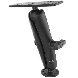 【メーカー在庫あり】 ラムマウント 魚探マウントM＆AMPSラウンドベース ロングアーム プレートサイズ158.7x50.8mm 1.5インチボール RAM-111U-D HD店