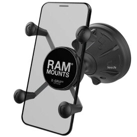ラムマウント RAM Mounts XグリップS＆サクションベースセット 一体式 RAP-SB-224-2-UN7U HD店