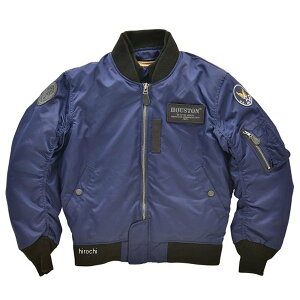 HTVA2211W ヒューストン HOUSTON 2024年秋冬モデル ジャケット MA-1 M/C ネイビー Mサイズ HTVA2211WNVM HD店