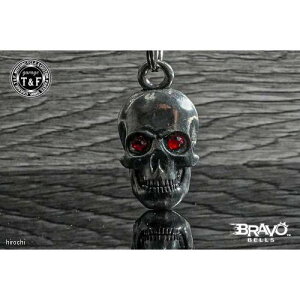 ガレージT&F Bravo Bells(ブラボーベル) Evil Skull Diamond Keychain(エビルスカルダイヤモンドキーホルダー) BBK-09 HD店