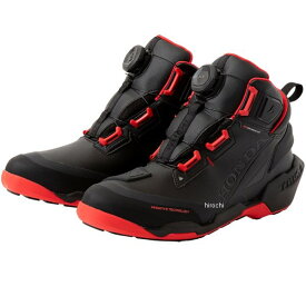 ホンダ純正 DRYMASTER ARROW SHOES 黒/赤 24.5 0SYTP-57A-R45 HD店