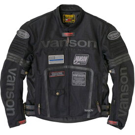 バンソン VANSON 2024年春夏モデル メッシュ ライダースジャケット 黒/黒 Lサイズ VS24105S HD店