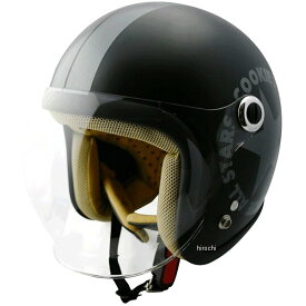 【メーカー在庫あり】 TNK工業 ジェットヘルメット ハーフマッドブラック/ガンメタ キッズ(54-56cm) CA-6 HD店
