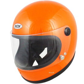 【メーカー在庫あり】 TNK工業 B-60 NEO フルフェイスヘルメット オレンジ フリーサイズ 4984679513206 HD店