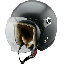 【メーカー在庫あり】 TNK工業 ジェットヘルメット CA-6 ハーフマットブラック キッズサイズ（54-56） 4984679513220 HD店