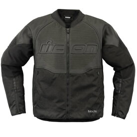 アイコン ICON 2024年春夏モデル ジャケット オーバーロード3 レザー 黒 Sサイズ 2810-4112 HD店