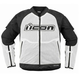 アイコン ICON 2024年春夏モデル ジャケット オーバーロード3 メッシュ 白 Sサイズ 2820-6736 HD店