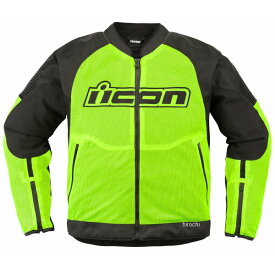 アイコン ICON 2024年春夏モデル ジャケット オーバーロード3 メッシュ ハイビズ Sサイズ 2820-6748 HD店