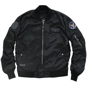 HTVA-2311S ヒューストン HOUSTON 春夏モデル メッシュジャケット MA-1 M/C 黒 Mサイズ HTVA2311SBKM HD店