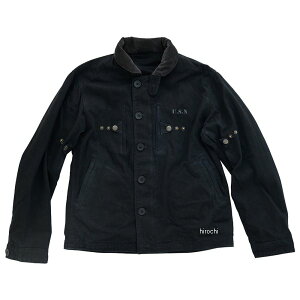 HTVA-2313S ヒューストン HOUSTON 春夏モデル コットンジャケット N-1 M/C 黒 Lサイズ HTVA2313SBKL HD店