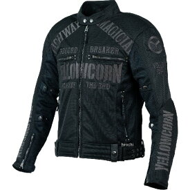 イエローコーン YeLLOW CORN 2024年春夏モデル メッシュ ジャケット 黒/ガンメタ 3Lサイズ YB-4105 HD店